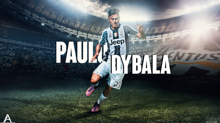 Paulo Dybala playing soccer for Juventus