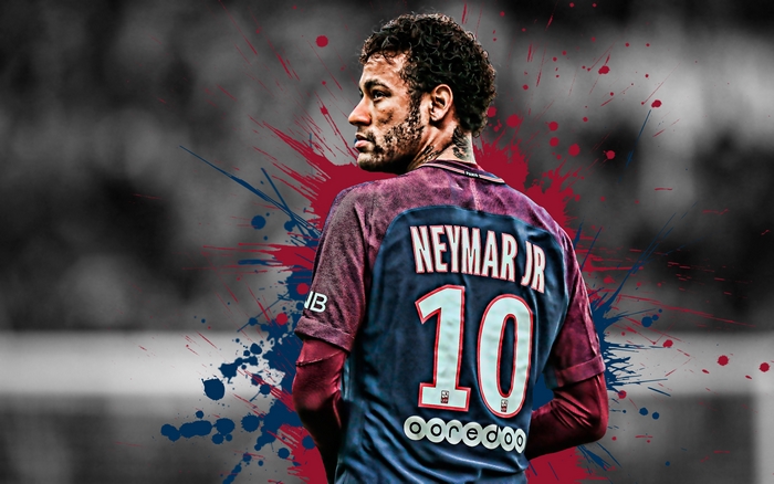 Neymar Jr. 10 Paris Saint-Germain Soccer