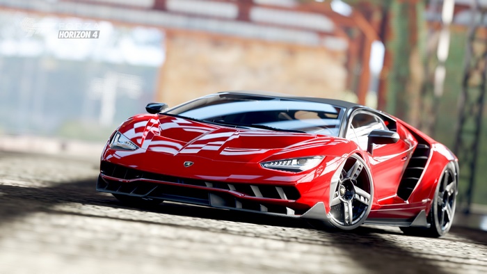 Red Lamborghini Centenario in Forza Horizon 4