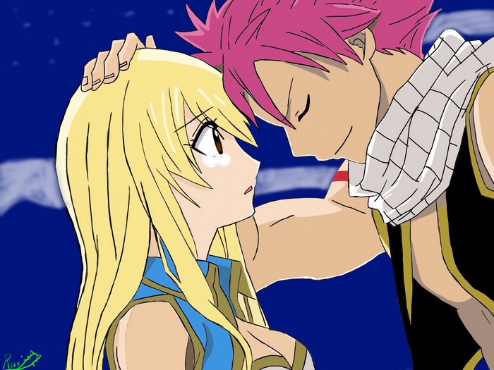 Natsu Dragneel and Lucy Heartfilia from Fairy Tail