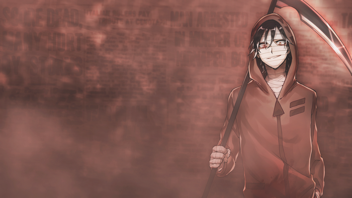 Zack from Angels of Death with Scythe