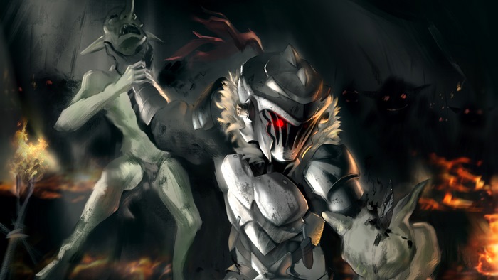 Goblin Slayer and Goblins in a Dark Setting
