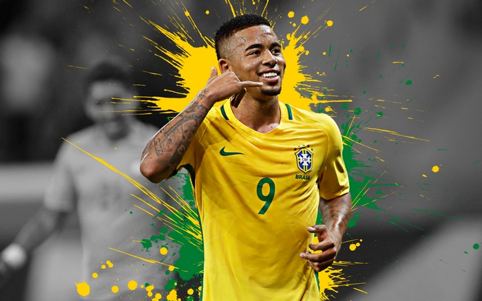Gabriel Jesus of Brazil Soccer