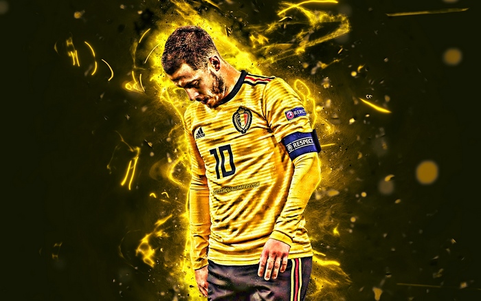 Eden Hazard of Belgium Soccer