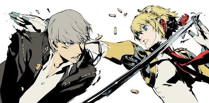 Yu Narukami and Aigis from Persona