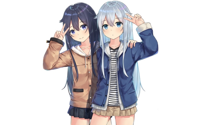Hibiki and Akatsuki from Kancolle
