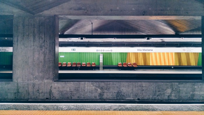 Vila Mariana Subway Station in Brazil