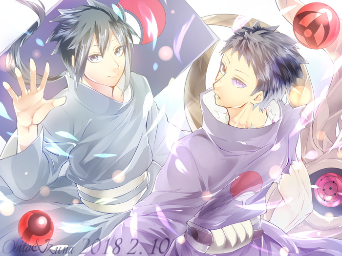 Izuna Uchiha and Obito Uchiha from Naruto