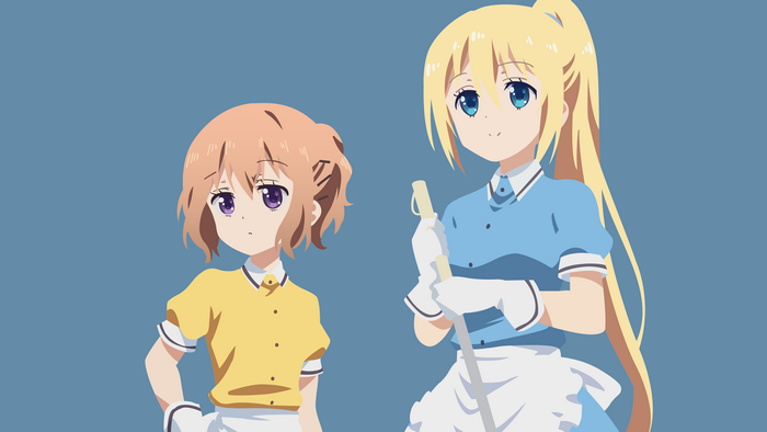 Kaho Hinata and Mafuyu Hoshikawa from Blend S
