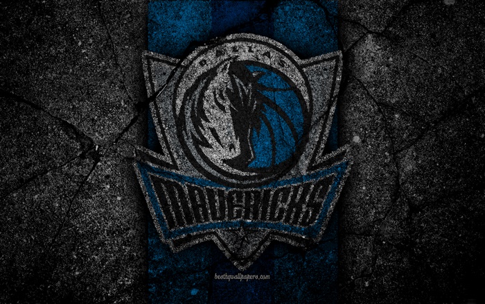 Dallas Mavericks Logo on Textured Background