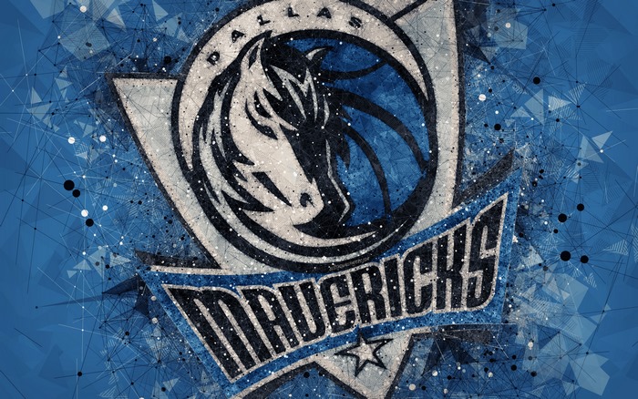 Dallas Mavericks Logo with Horse Head and Basketball