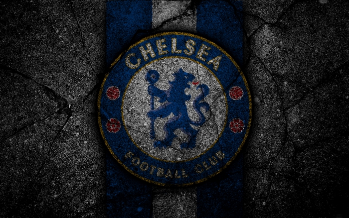 Chelsea F.C. Logo on Textured Background