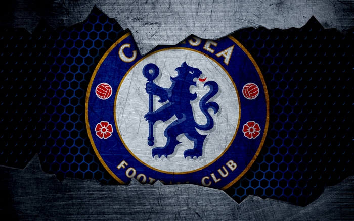 Chelsea F.C. Logo on Textured Background