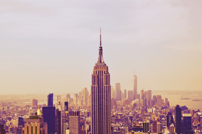 Empire State Building and New York City Skyline