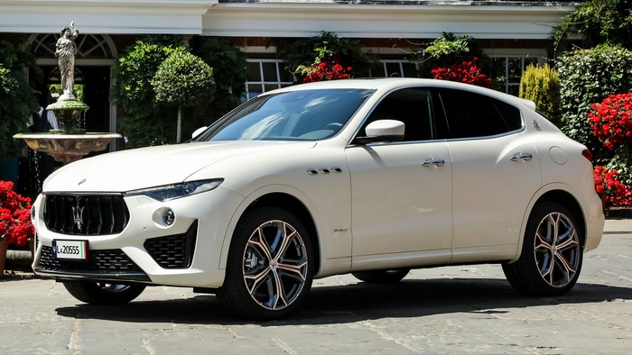 White Maserati Levante GranSport SUV