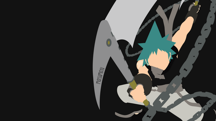 Black Star from Soul Eater with Scythe