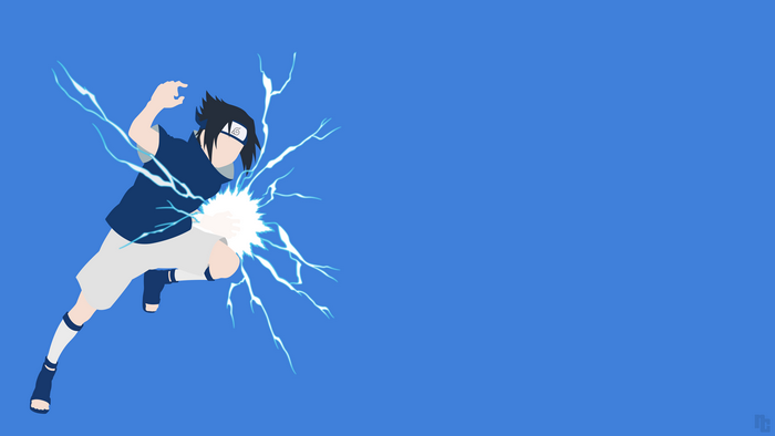 Sasuke Uchiha using Chidori