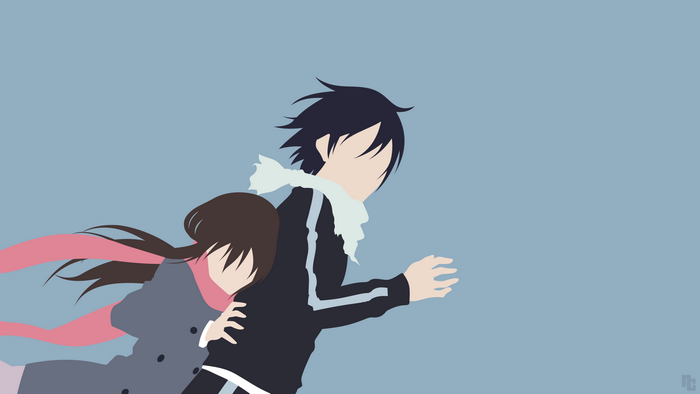 Yato and Hiyori from Noragami