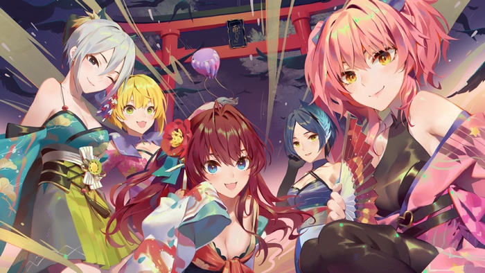 The iDOLM@STER Cinderella Girls characters in kimonos