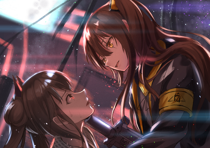 UMP45 and Ouroboros from Girls Frontline