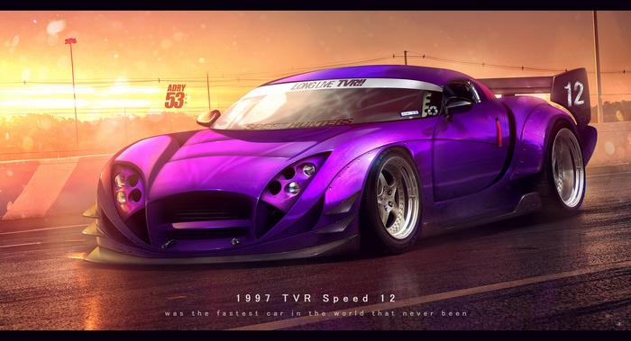 1997 TVR Speed 12 race car