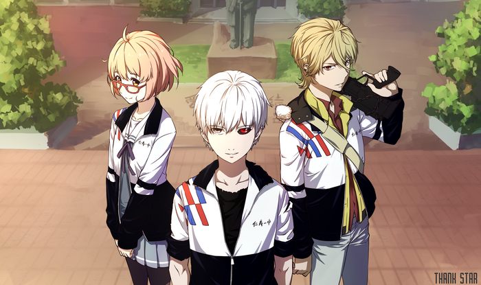 Tokyo Ghoul Characters Kaneki and Friends