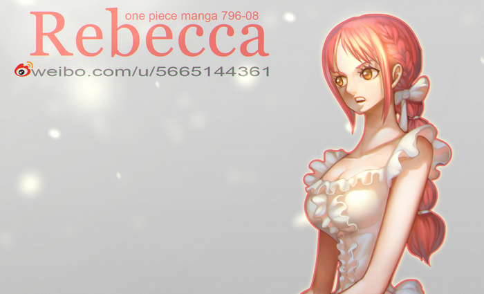 Rebecca from One Piece manga 796-08