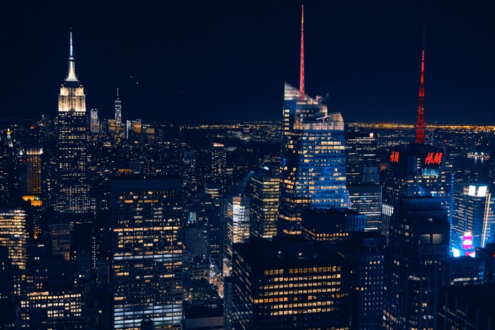 New York City Skyline at Night