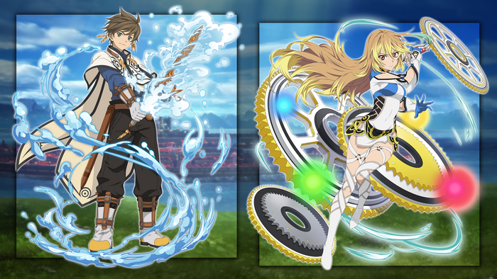 Sorey and Milla from Tales of Zestiria