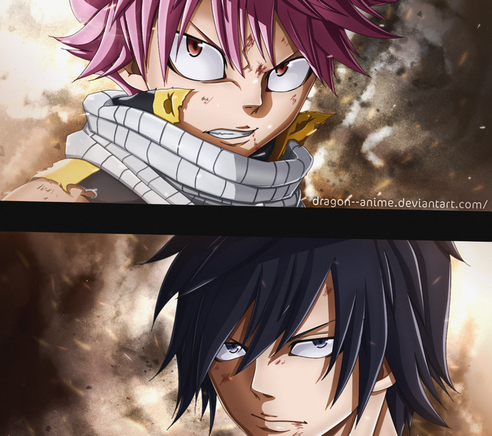 Natsu Dragneel and Gray Fullbuster from Fairy Tail