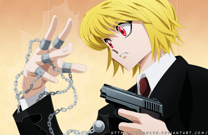 Kurapika with Chains and Gun from Hunter × Hunter