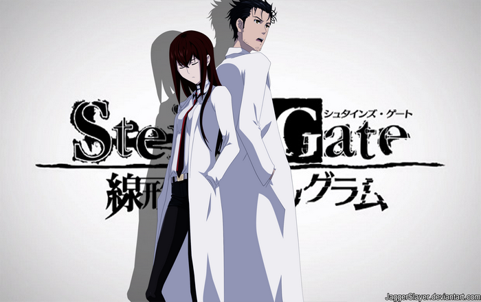 Kurisu Makise and Rintaro Okabe from Steins;Gate
