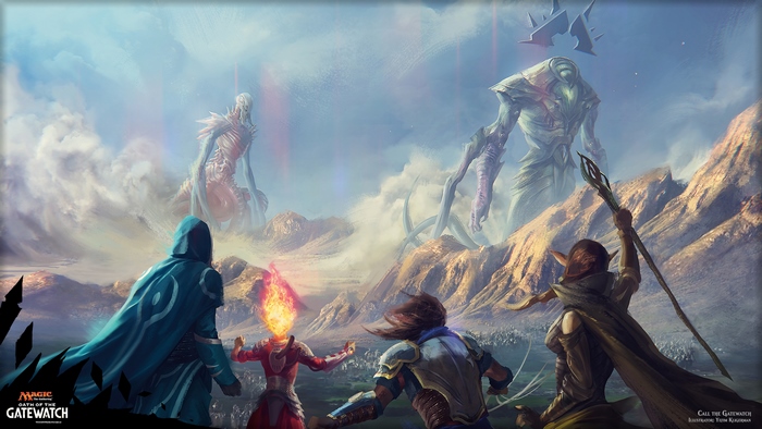 Magic: The Gathering Epic Battle Scene