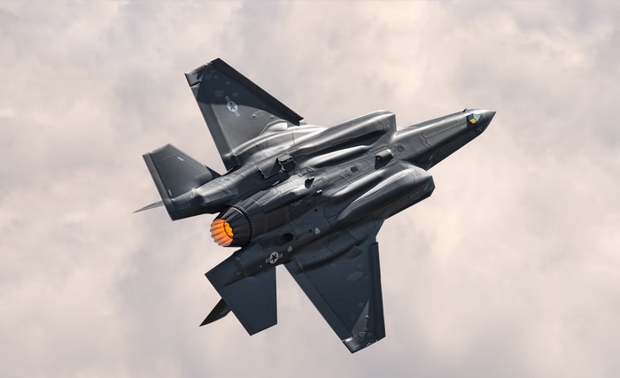 Lockheed Martin F-35 Lightning II aircraft in flight
