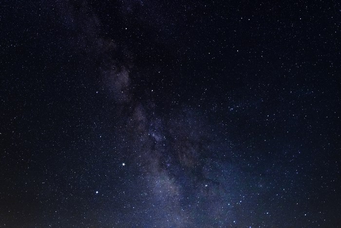 Milky Way galaxy over Hawea, New Zealand