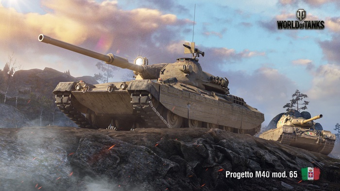 Progetto M40 mod. 65 Tank from World of Tanks
