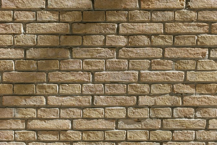 Venice brick wall texture with shadows