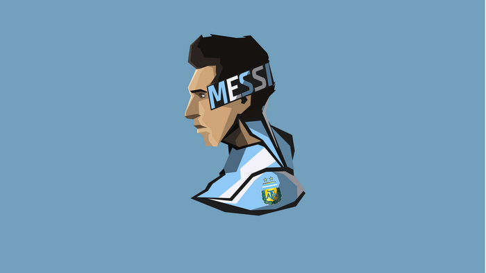 Lionel Messi in Argentina Jersey