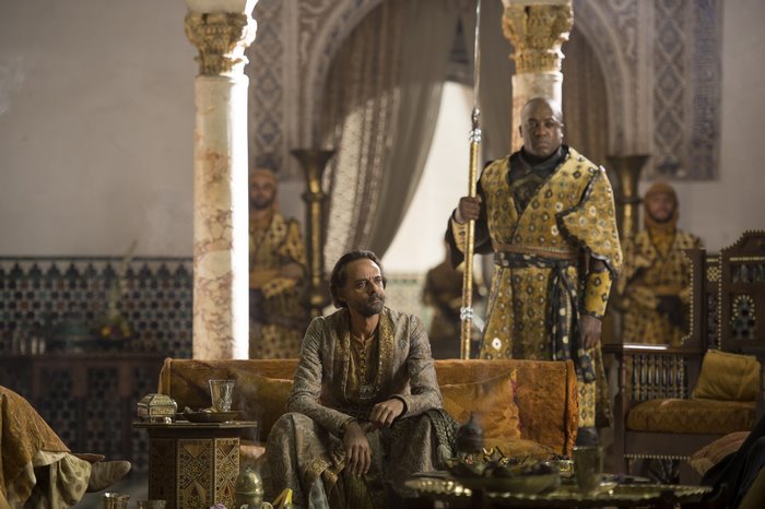 Doran Martell and guards in Game of Thrones