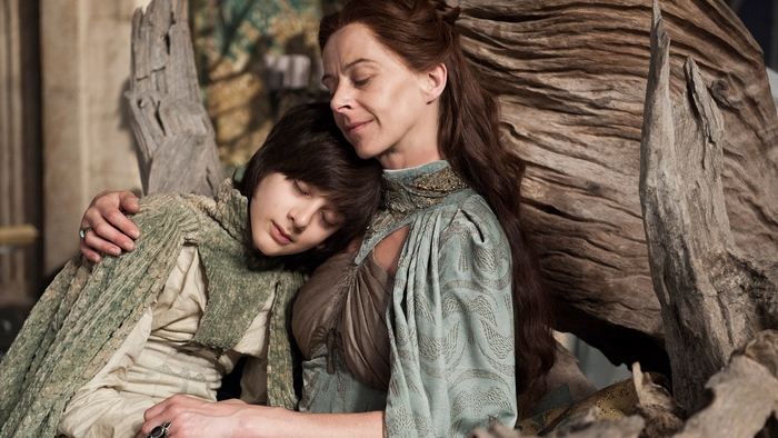 Lysa Arryn and Robin Arryn from Game of Thrones