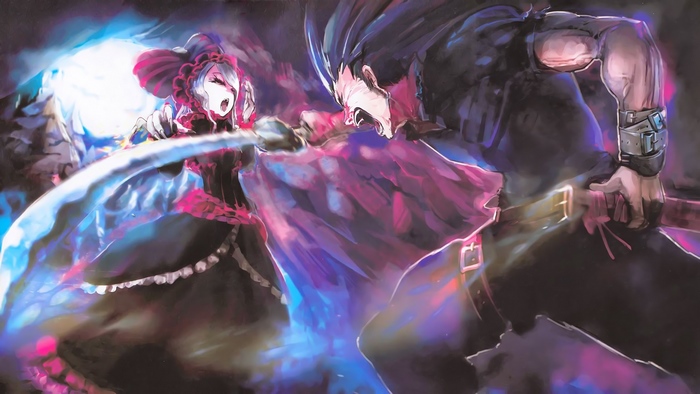 Shalltear Bloodfallen and Brain Unglaus from Overlord