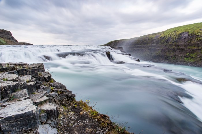 Gullfoss Waterfall in Iceland