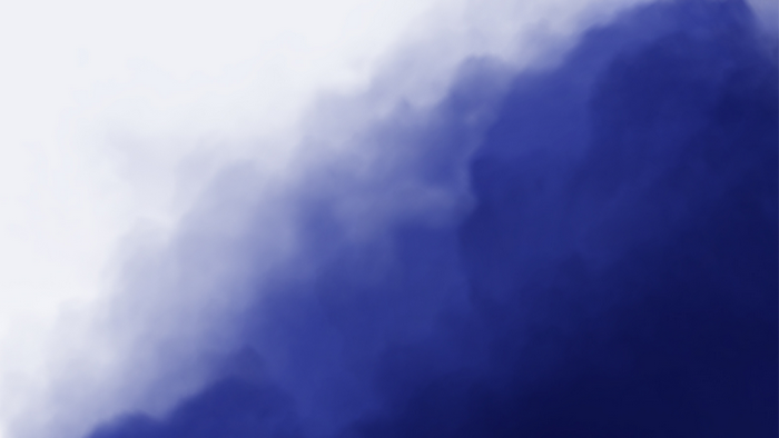Abstract blue and white cloud pattern