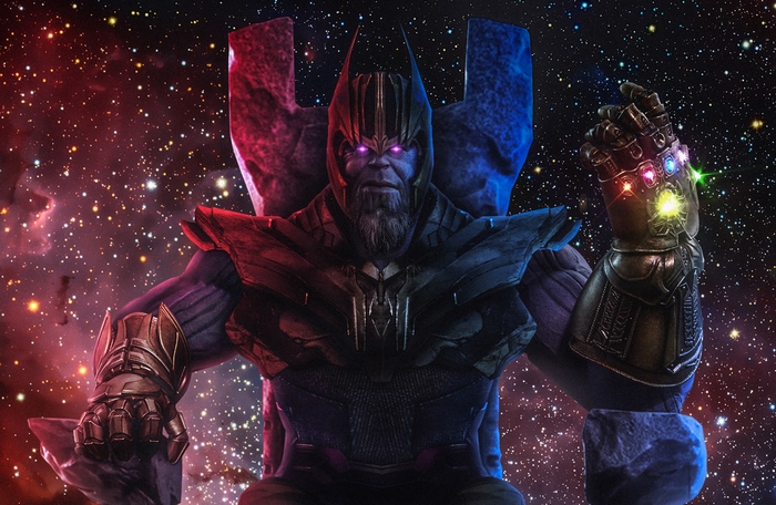 Thanos with Infinity Gauntlet from Avengers 4