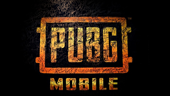 PUBG Mobile Orange and Black Logo Design