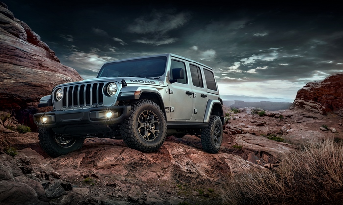 2018 Jeep Wrangler Unlimited Moab Edition off-roading