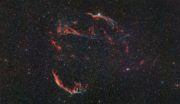 Witch's Broom Nebula in Space
