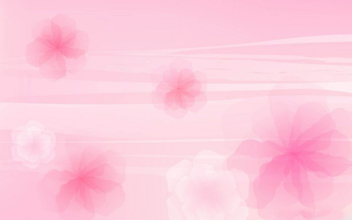 Pink flowers on a pink background