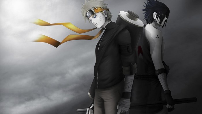 Naruto and Sasuke from Naruto
