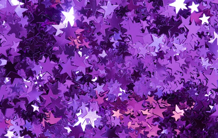 Purple Star Glitter